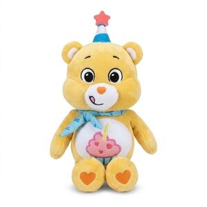 Care Bears “Unlock The Magic” 10” Yellow Birthday Plush-Walmart Exclusive